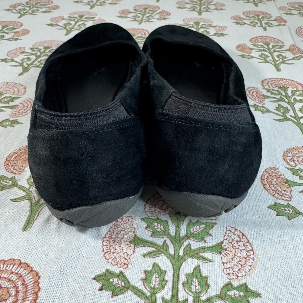 Merrell Black Suede Slip-On Ballet Flats - Picture 3 of 6